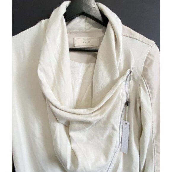 NWT BLANKNYC  Faux Leather Mixed Media‎ Zip Jacket, size XS - Picture 6 of 12